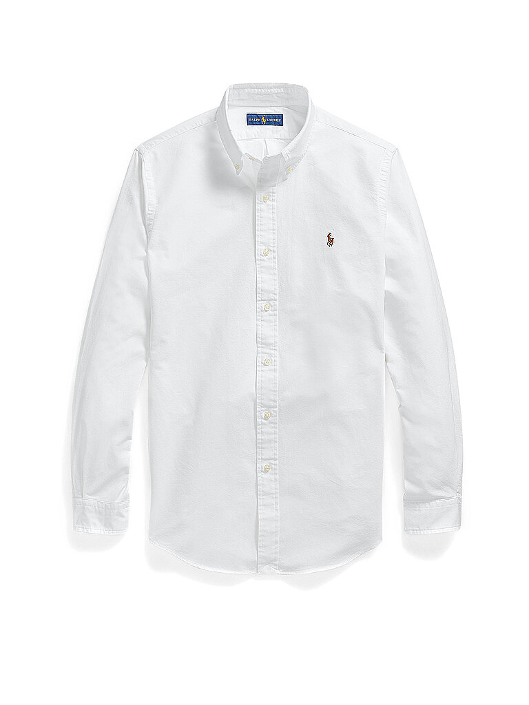 POLO RALPH LAUREN Hemd Custom Fit  weiss | L von Polo Ralph Lauren