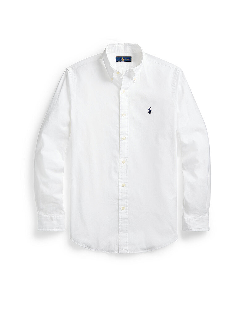 POLO RALPH LAUREN Hemd Custom Fit weiss | L von Polo Ralph Lauren