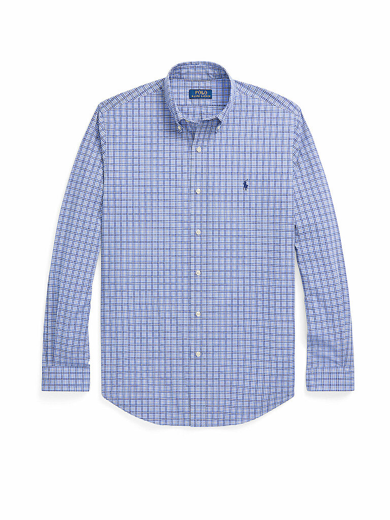 POLO RALPH LAUREN Hemd Regular Fit blau | L von Polo Ralph Lauren