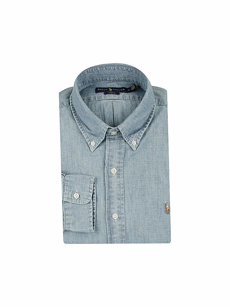 POLO RALPH LAUREN Hemd Slim Fit hellblau | L POLO RALPH LAUREN Hemd Slim Fit hellblau | L von Polo Ralph Lauren