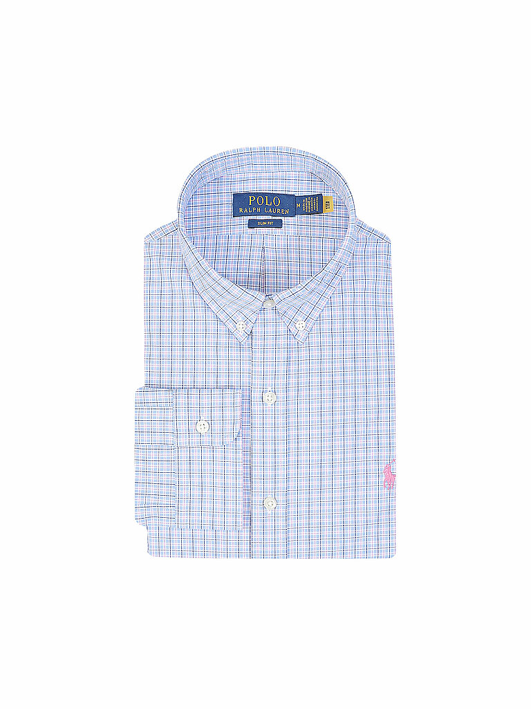 POLO RALPH LAUREN Hemd Slim Fit  hellblau | L von Polo Ralph Lauren