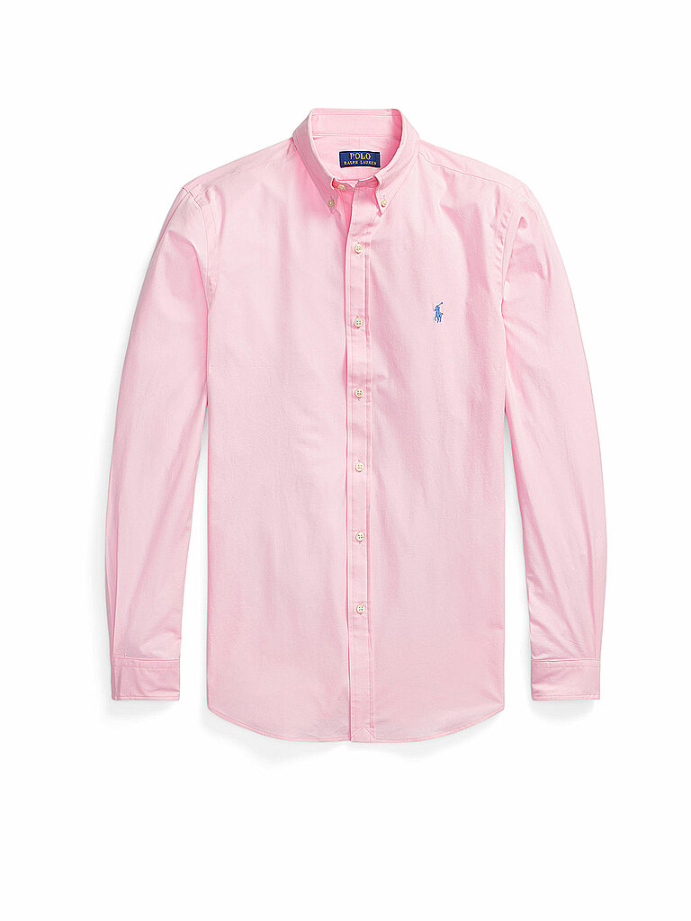 POLO RALPH LAUREN Hemd Slim Fit rosa | L von Polo Ralph Lauren