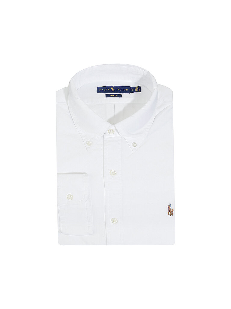 POLO RALPH LAUREN Hemd Slim Fit weiss | L von Polo Ralph Lauren