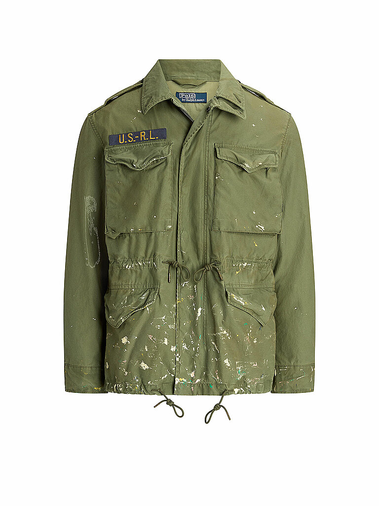 POLO RALPH LAUREN Jacke olive | M von Polo Ralph Lauren