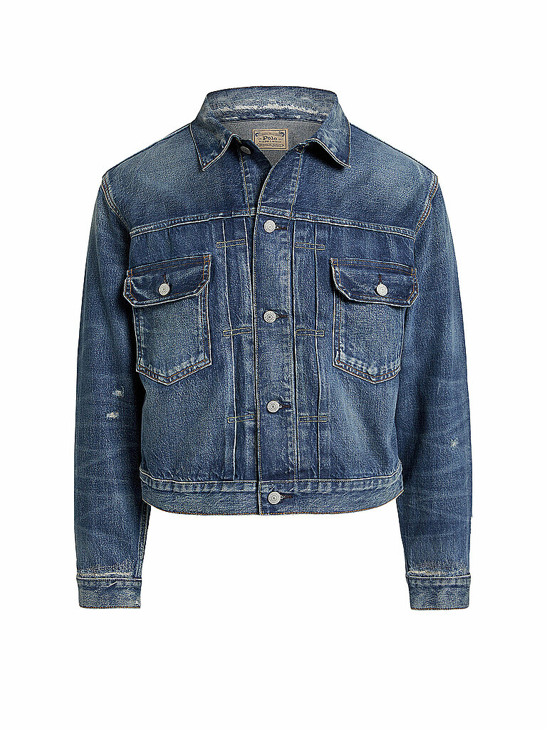 POLO RALPH LAUREN Jeansjacke blau | L von Polo Ralph Lauren