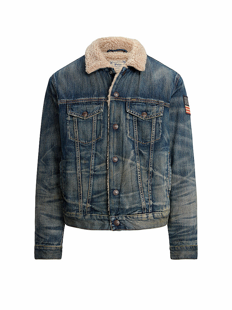 POLO RALPH LAUREN Jeansjacke  blau | L von Polo Ralph Lauren