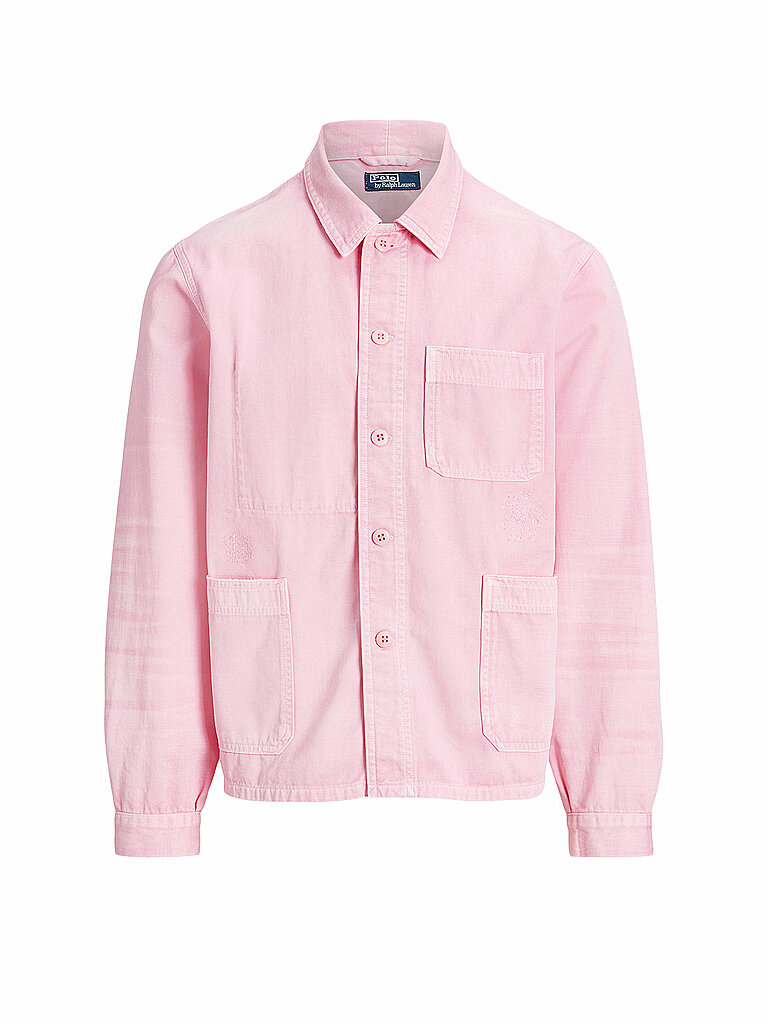 POLO RALPH LAUREN Jeansjacke rosa | XXL von Polo Ralph Lauren