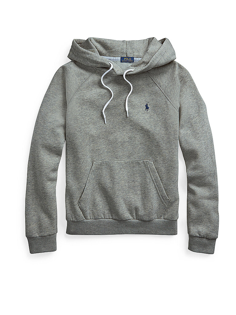 POLO RALPH LAUREN Kapuzensweater - Hoodie grau | M von Polo Ralph Lauren