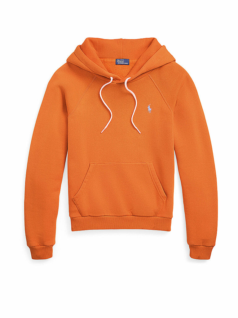 POLO RALPH LAUREN Kapuzensweater - Hoodie orange | L von Polo Ralph Lauren