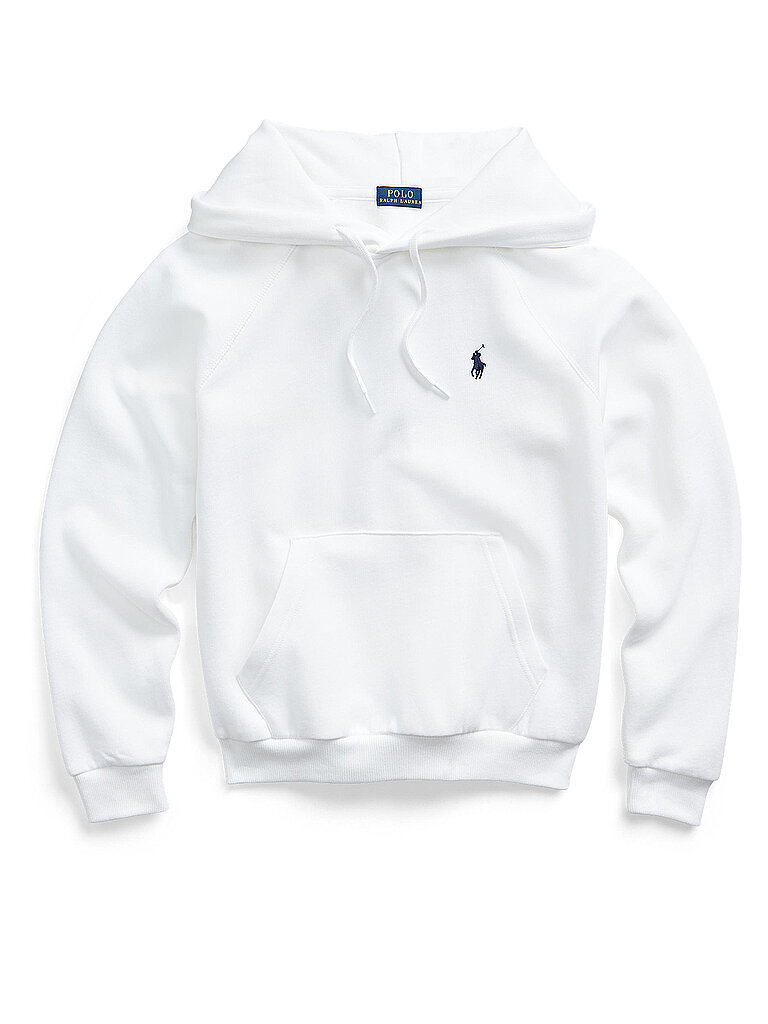 POLO RALPH LAUREN Kapuzensweater - Hoodie weiss | L von Polo Ralph Lauren