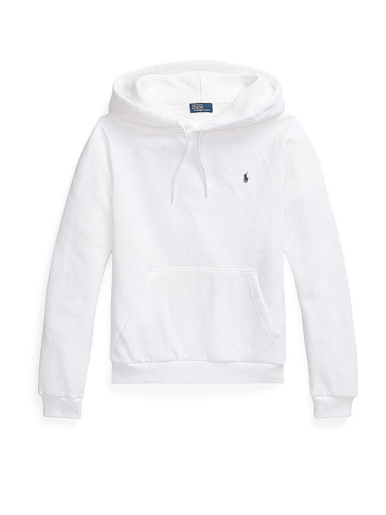 POLO RALPH LAUREN Kapuzensweater - Hoodie  weiss | L von Polo Ralph Lauren