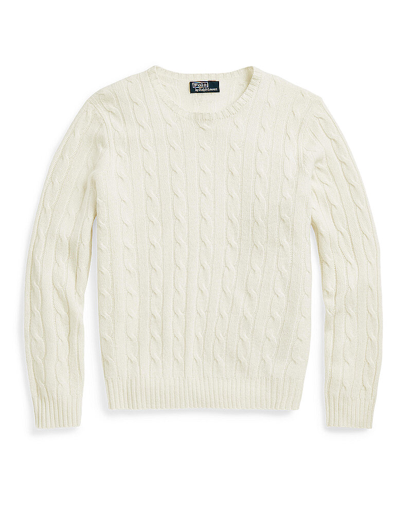 POLO RALPH LAUREN Kaschmirpullover creme | L von Polo Ralph Lauren