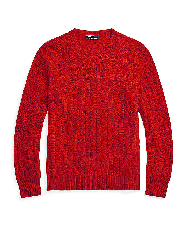 POLO RALPH LAUREN Kaschmirpullover rot | L von Polo Ralph Lauren