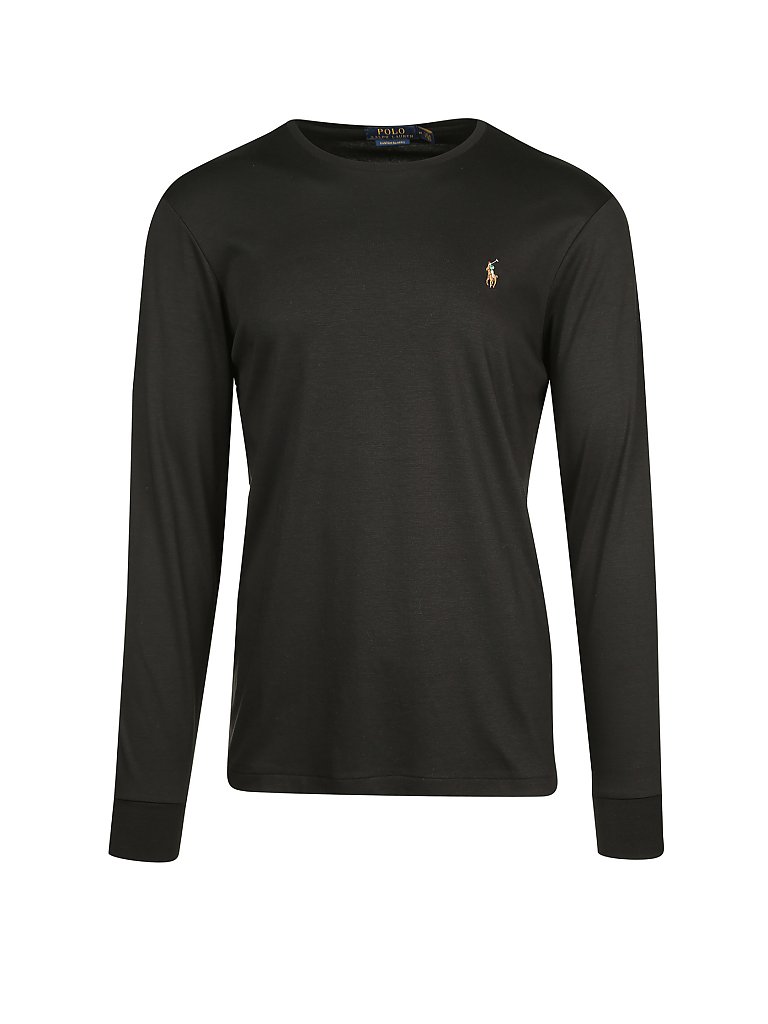 POLO RALPH LAUREN Langarmshirt schwarz | L von Polo Ralph Lauren