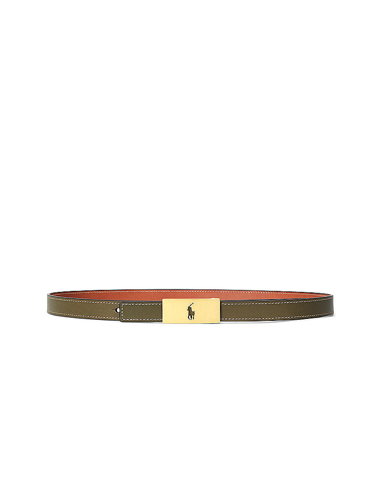POLO RALPH LAUREN Ledergürtel olive | L POLO RALPH LAUREN Ledergürtel olive | L von Polo Ralph Lauren