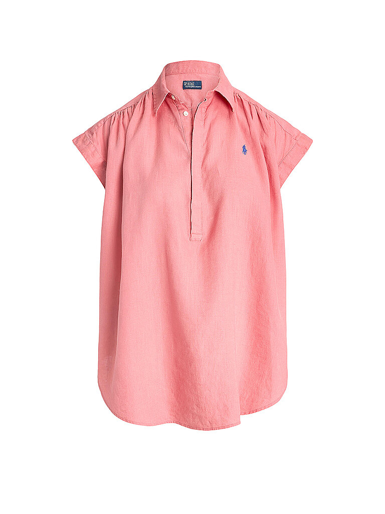 POLO RALPH LAUREN Leinenbluse pink | M von Polo Ralph Lauren