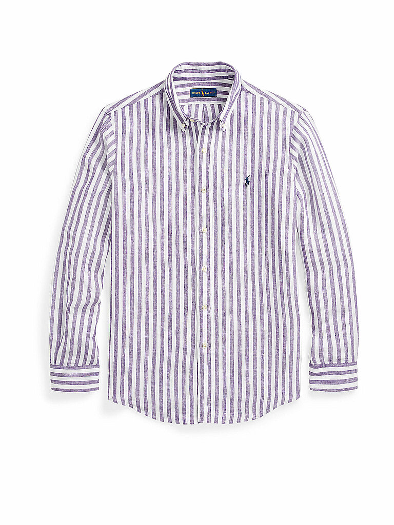 POLO RALPH LAUREN Leinenhemd Custom Fit  blau | XXL von Polo Ralph Lauren