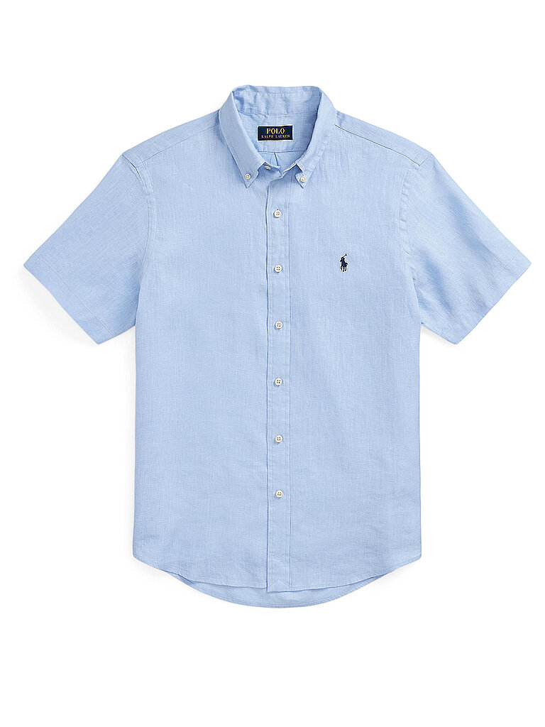 POLO RALPH LAUREN Leinenhemd hellblau | S von Polo Ralph Lauren