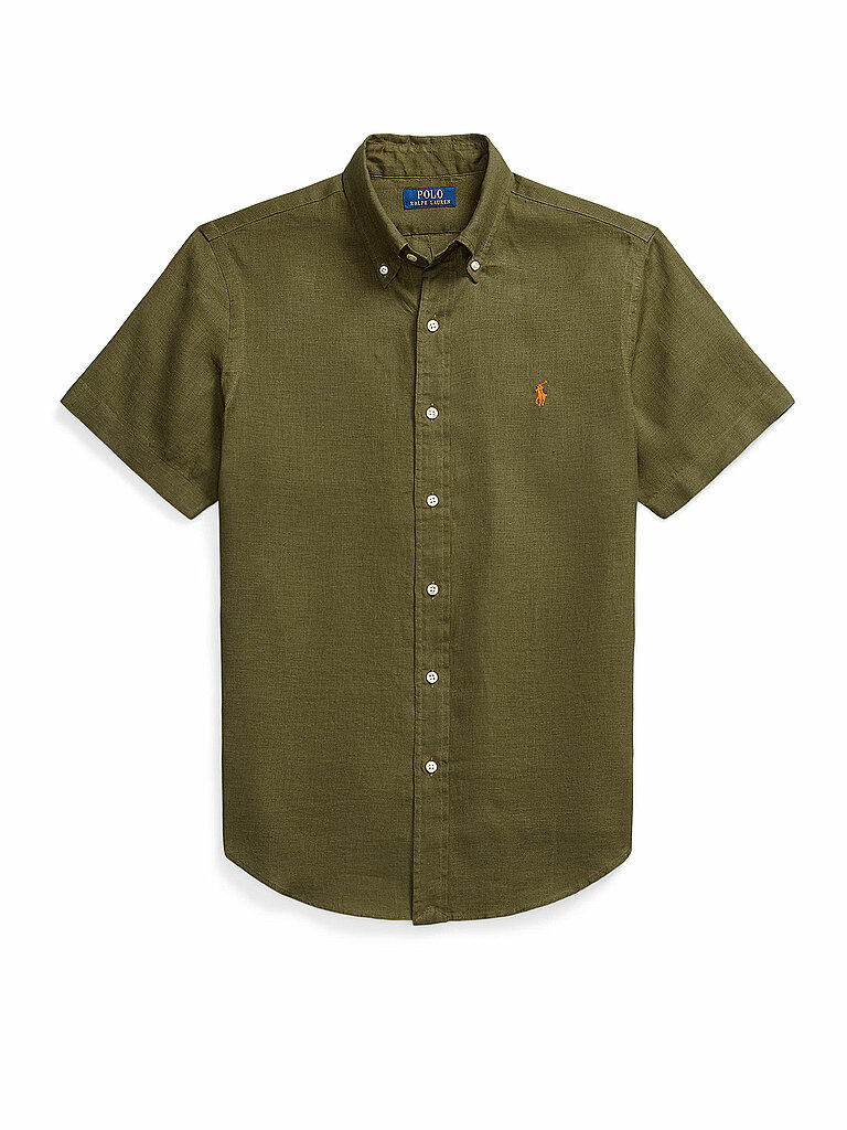 POLO RALPH LAUREN Leinenhemd olive | S POLO RALPH LAUREN Leinenhemd olive | S von Polo Ralph Lauren