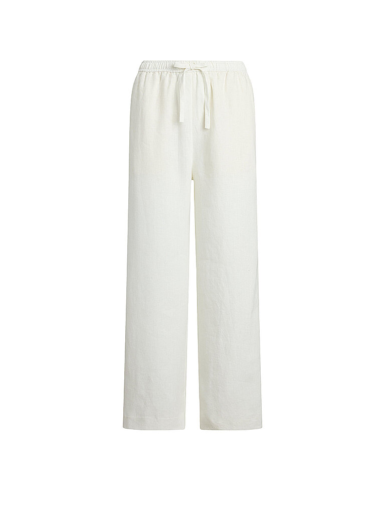 POLO RALPH LAUREN Leinenhose 7/8 weiss | M von Polo Ralph Lauren