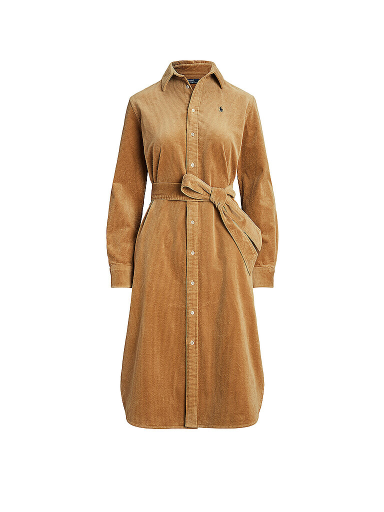 POLO RALPH LAUREN Midikleid  camel | 34 von Polo Ralph Lauren