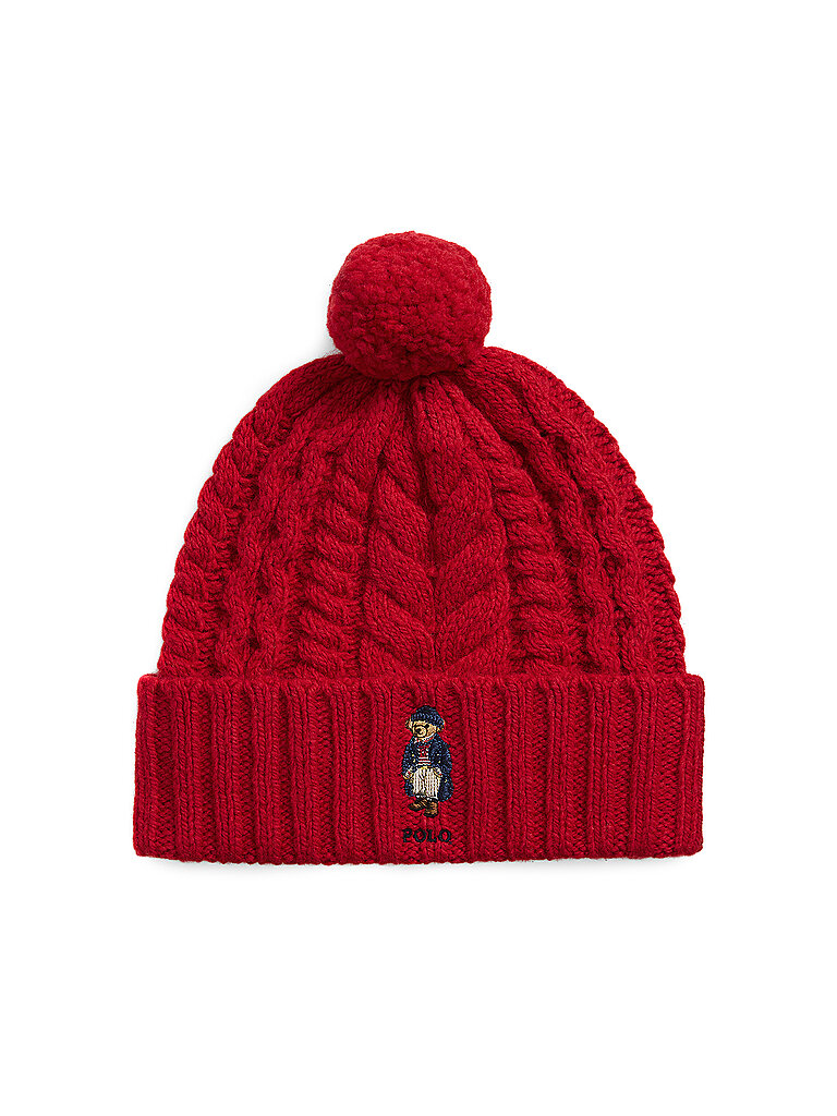 POLO RALPH LAUREN Mütze - Haube rot von Polo Ralph Lauren