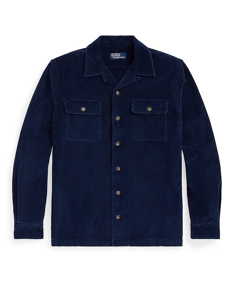 POLO RALPH LAUREN Overshirt dunkelblau | L von Polo Ralph Lauren