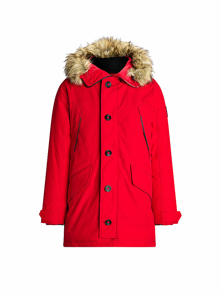 POLO RALPH LAUREN Parka rot | L von Polo Ralph Lauren