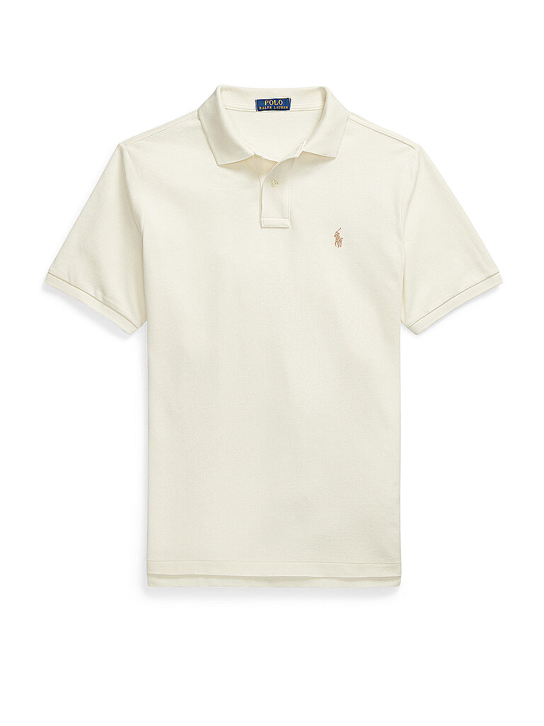 POLO RALPH LAUREN Poloshirt Custom Fit creme | L von Polo Ralph Lauren