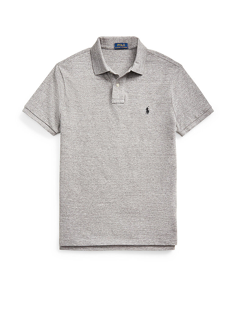 POLO RALPH LAUREN Poloshirt Custom Fit  grau | M von Polo Ralph Lauren