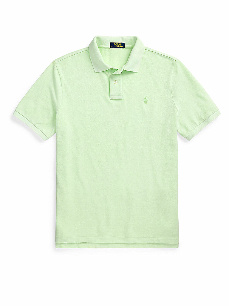 POLO RALPH LAUREN Poloshirt Custom Fit hellgrün | L von Polo Ralph Lauren