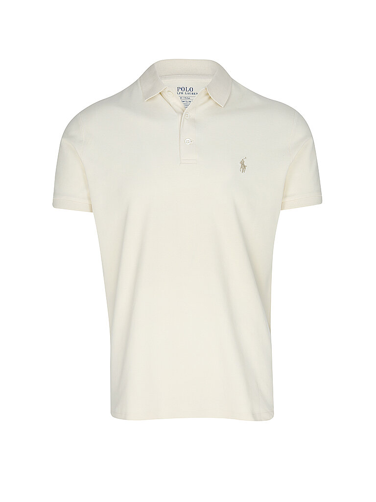 POLO RALPH LAUREN Poloshirt Custom Slim Fit beige | L von Polo Ralph Lauren