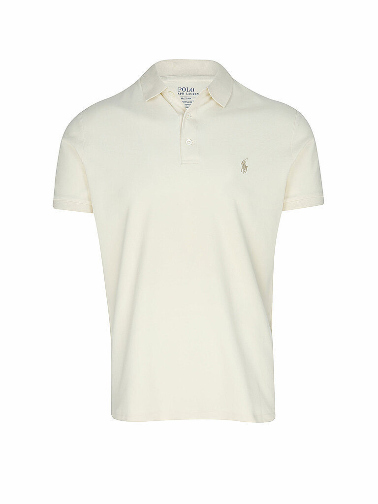 POLO RALPH LAUREN Poloshirt Custom Slim Fit beige | S von Polo Ralph Lauren