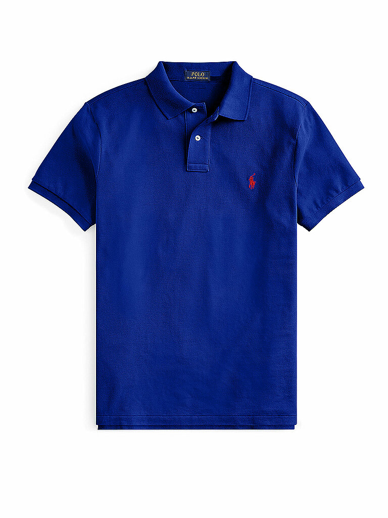 POLO RALPH LAUREN Poloshirt Custom Slim Fit blau | XL von Polo Ralph Lauren