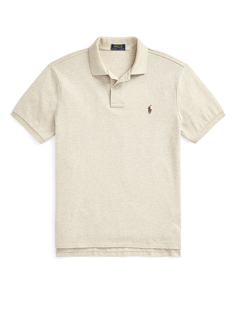 POLO RALPH LAUREN Poloshirt Custom Slim Fit creme | L von Polo Ralph Lauren