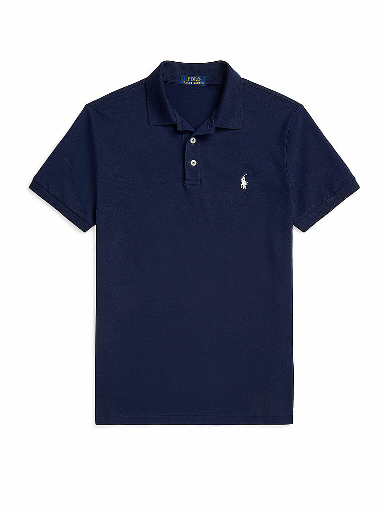 POLO RALPH LAUREN Poloshirt Custom Slim Fit dunkelblau | L von Polo Ralph Lauren