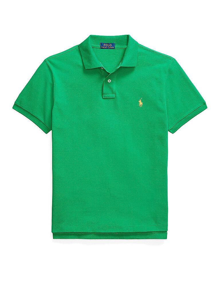 POLO RALPH LAUREN Poloshirt Custom Slim Fit grün | L von Polo Ralph Lauren