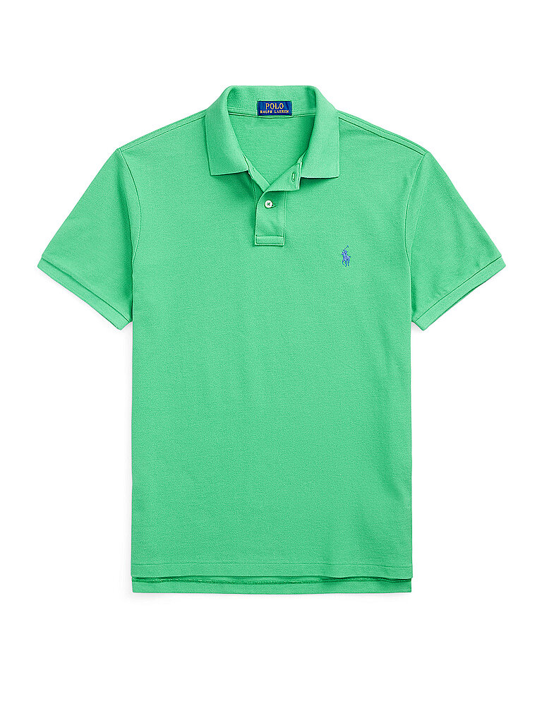 POLO RALPH LAUREN Poloshirt Custom Slim Fit grün | L von Polo Ralph Lauren