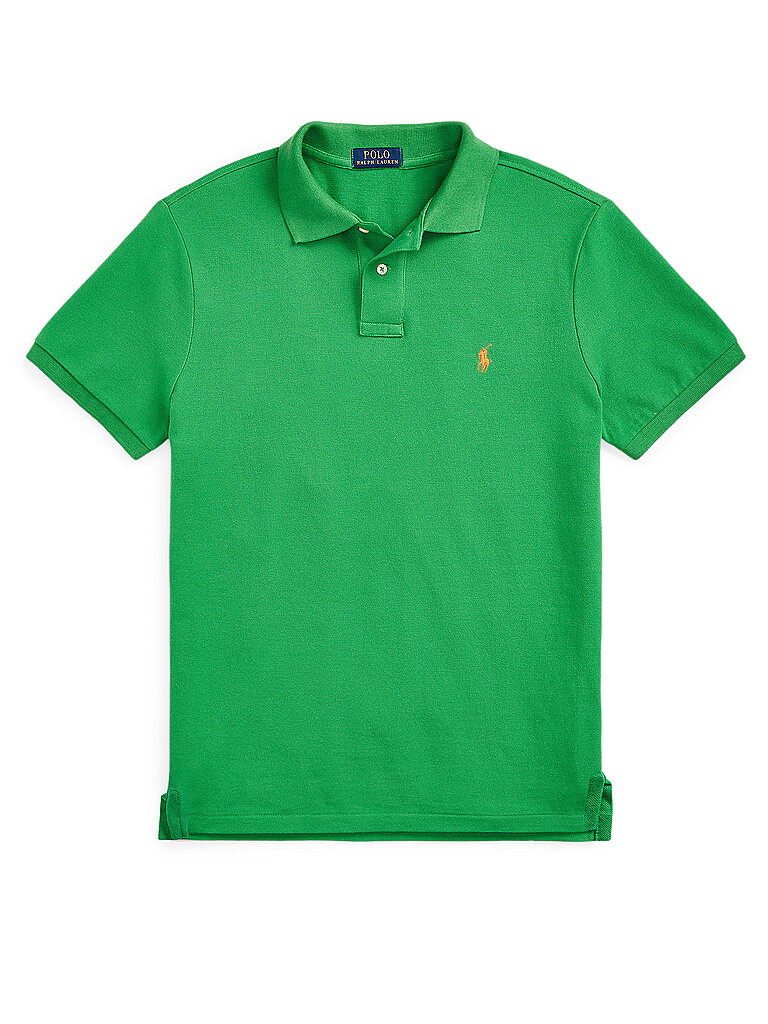 POLO RALPH LAUREN Poloshirt Custom Slim Fit grün | M von Polo Ralph Lauren