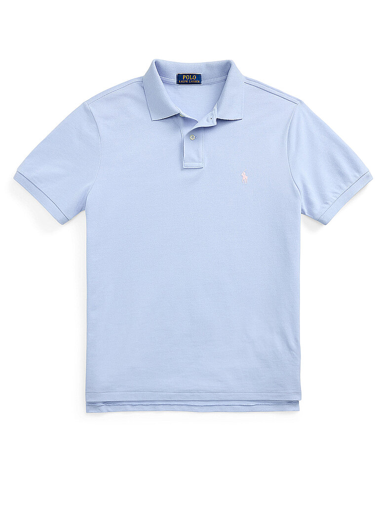 POLO RALPH LAUREN Poloshirt Custom Slim Fit hellblau | L von Polo Ralph Lauren