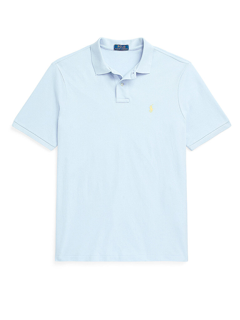 POLO RALPH LAUREN Poloshirt Custom Slim Fit hellblau | M von Polo Ralph Lauren