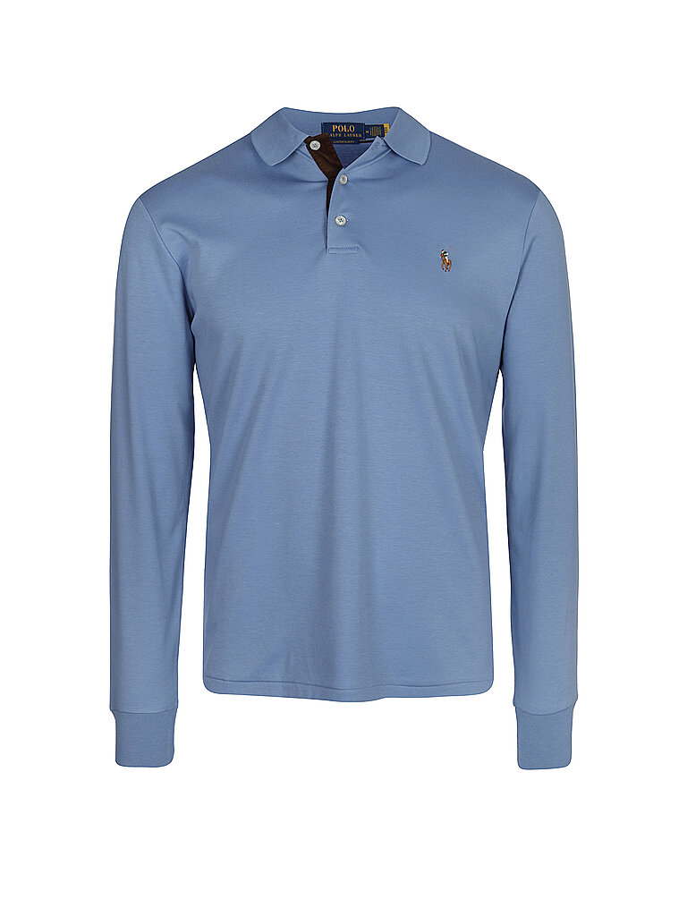 POLO RALPH LAUREN Poloshirt Custom Slim Fit hellblau | S von Polo Ralph Lauren