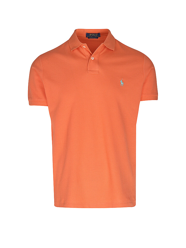 POLO RALPH LAUREN Poloshirt Custom Slim Fit orange | L von Polo Ralph Lauren