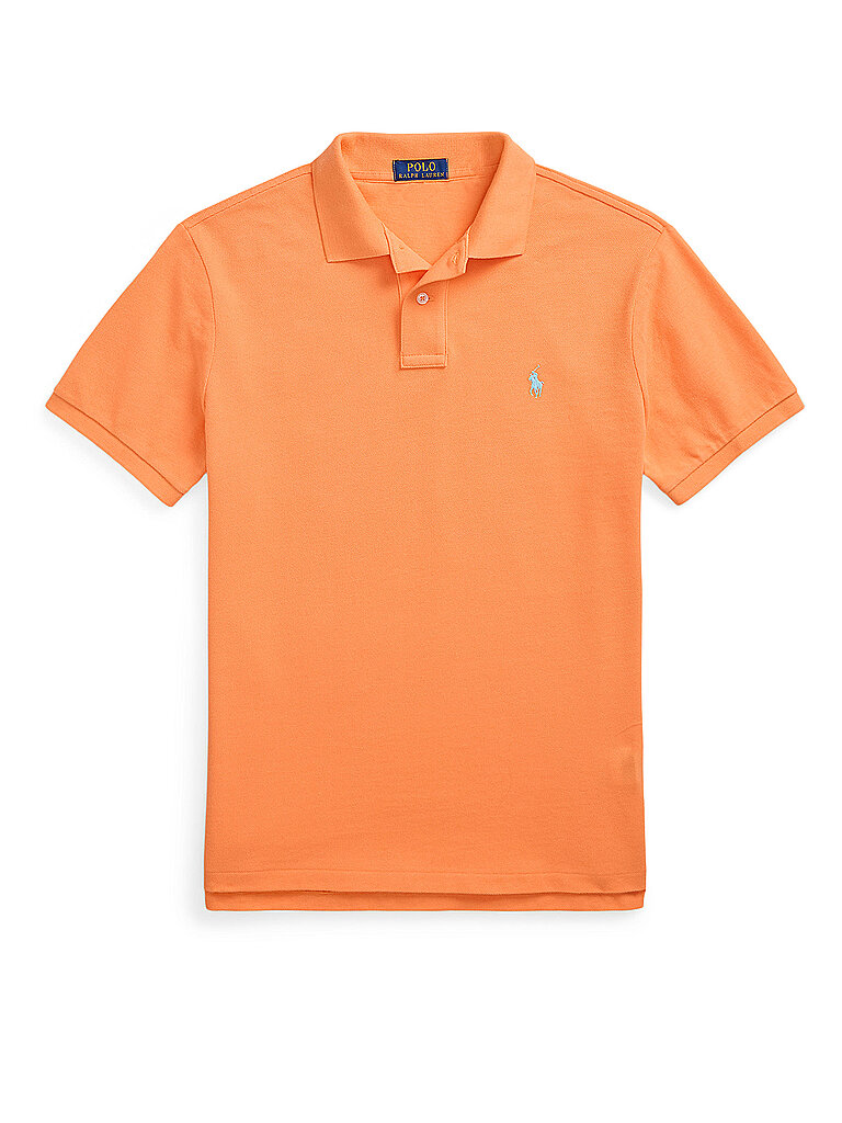 POLO RALPH LAUREN Poloshirt Custom Slim Fit orange | L von Polo Ralph Lauren