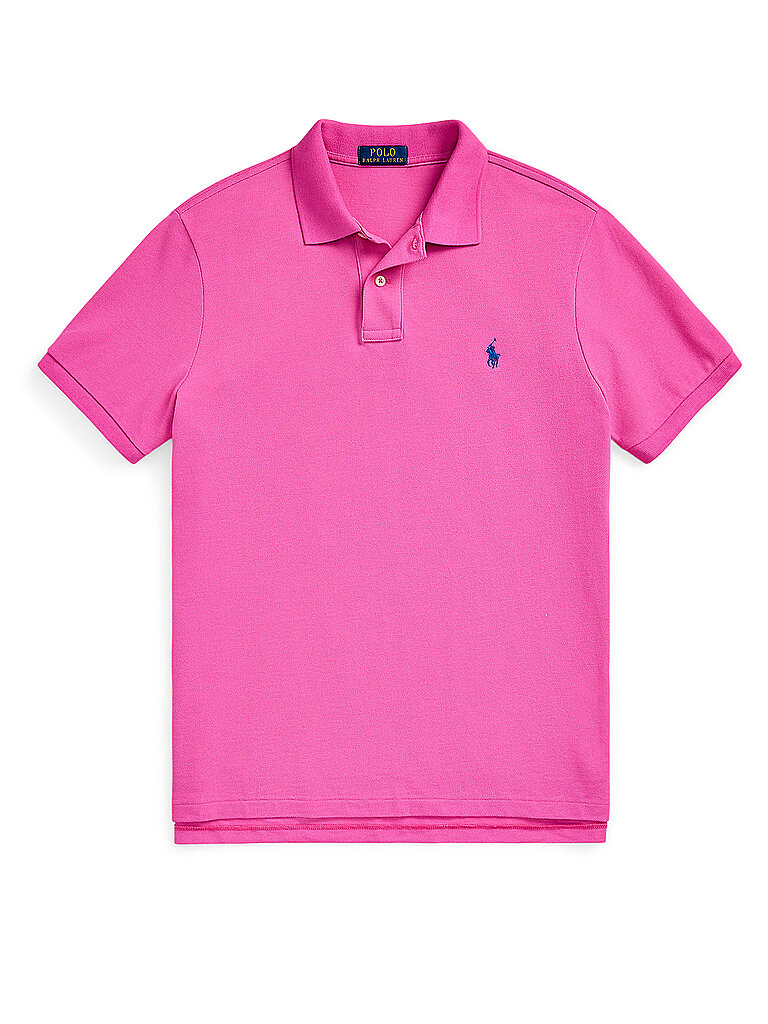 POLO RALPH LAUREN Poloshirt Custom Slim Fit pink | L von Polo Ralph Lauren