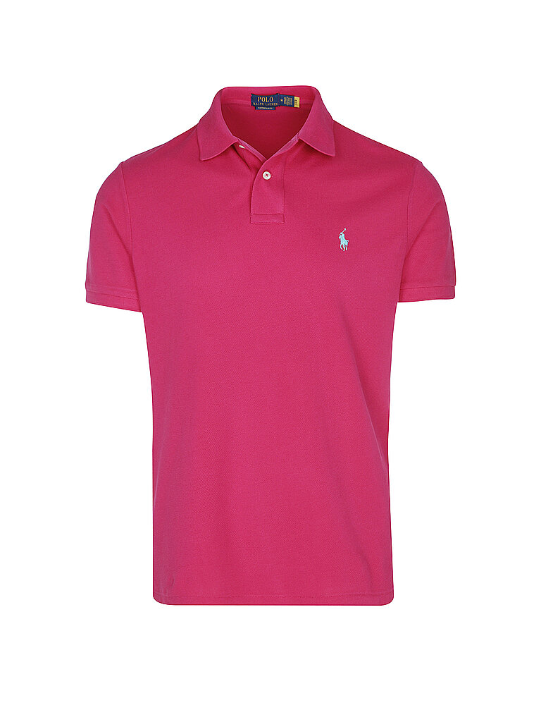 POLO RALPH LAUREN Poloshirt Custom Slim Fit pink | S von Polo Ralph Lauren