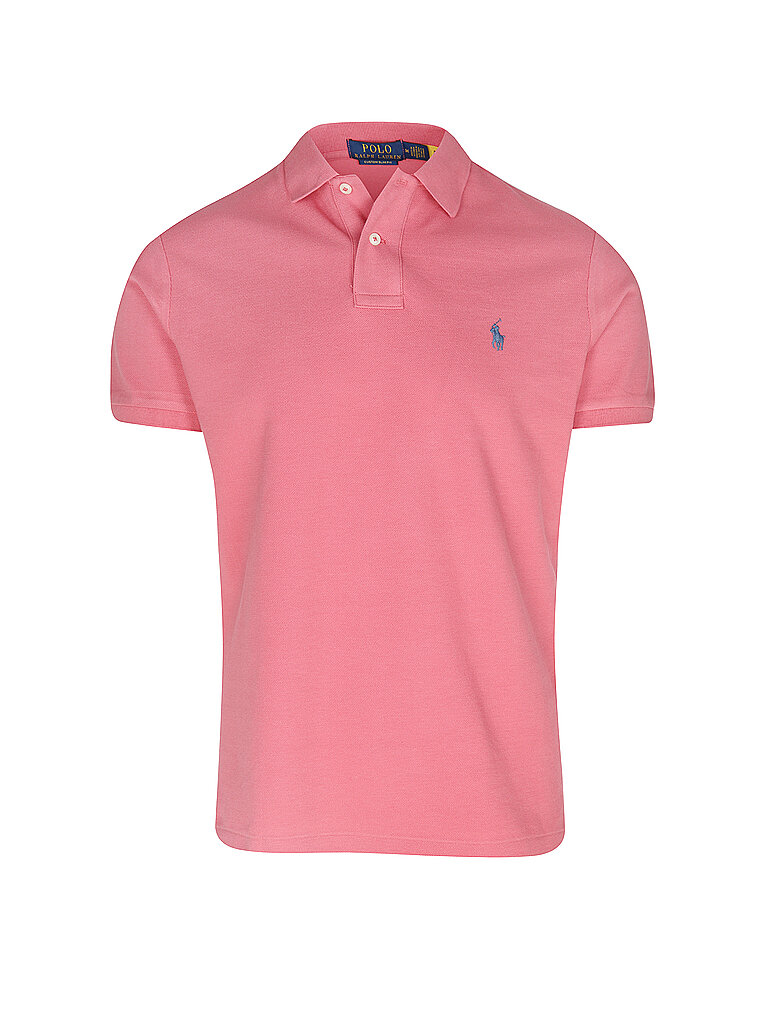 POLO RALPH LAUREN Poloshirt Custom Slim Fit rosa | L von Polo Ralph Lauren