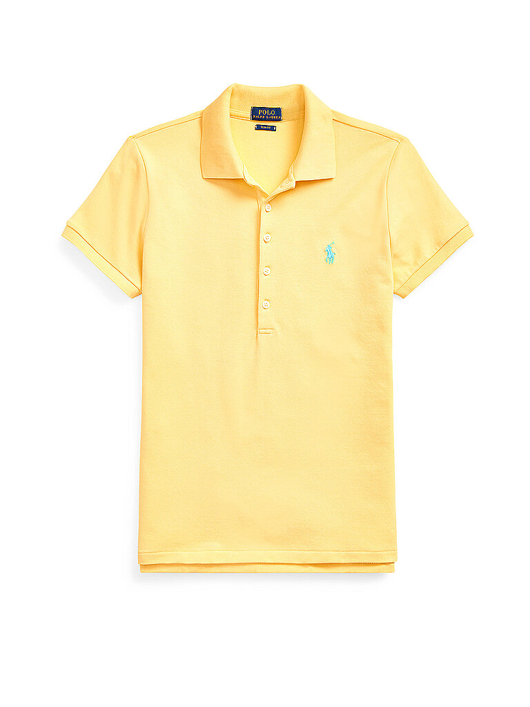 POLO RALPH LAUREN Poloshirt Slim Fit JULIE gelb | S von Polo Ralph Lauren