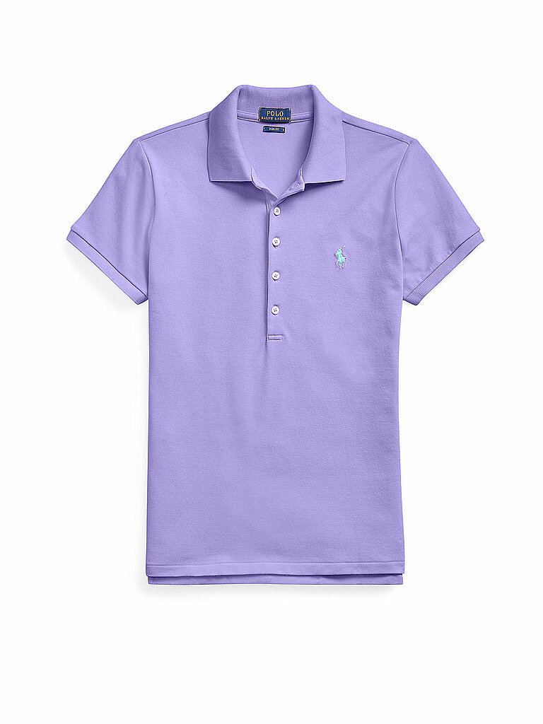 POLO RALPH LAUREN Poloshirt Slim Fit JULIE lila | L von Polo Ralph Lauren