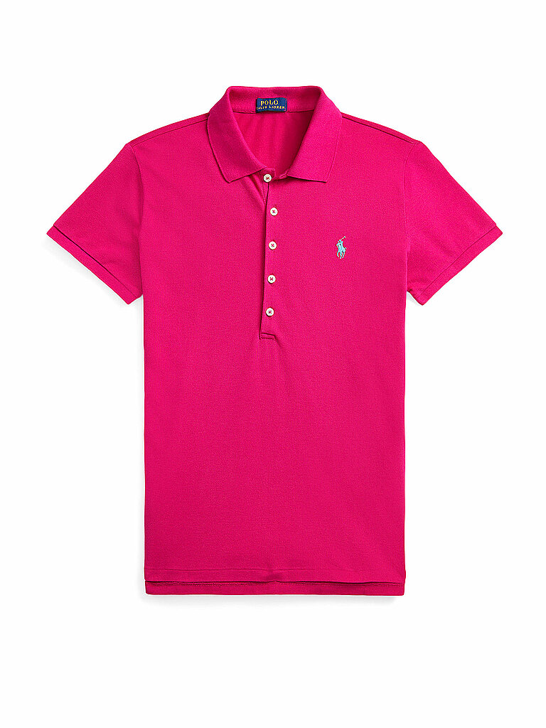 POLO RALPH LAUREN Poloshirt Slim Fit JULIE pink | L von Polo Ralph Lauren